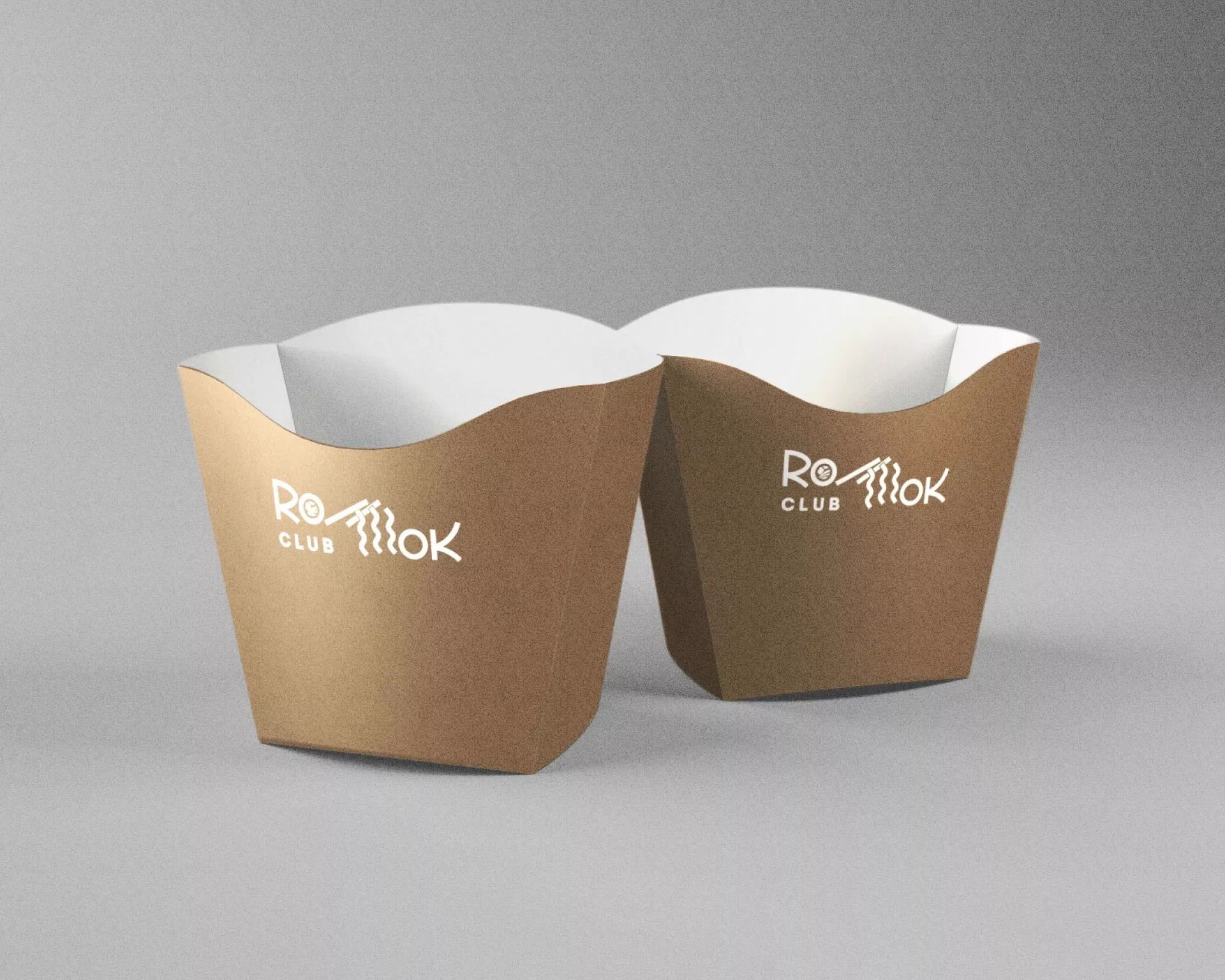 Создание дизайна упаковки суши-бара «Roll Wok Club» в Сретенске